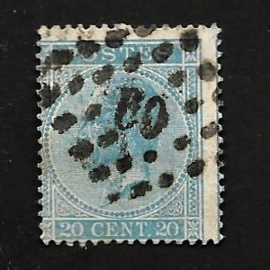 Belgium 1867 - U - Scott #19