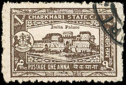 CHARKHARI (INDIAN STATE) Sc 29 USED-1931 - 1a Imlia Palace