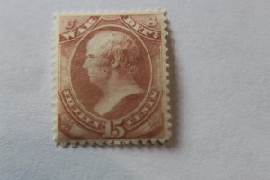 US OFFICIAL O90 MINT HINGED WITH HINGE REMNANT VF CENTERING