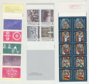 ,J48668 J L,Stamps 3 dif 1982 swedwn complete bklt,s  #1395a,1424a,1429a