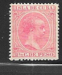 Cuba #141 2 1/c King Alfonso Xlll  (MNH) CV $60.00