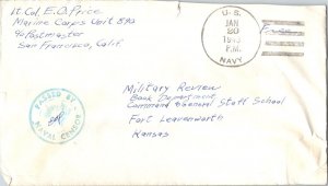 United States Marine Corps Soldier's Free Mail 1943 U.S. Navy, USMC Unit 890 ...