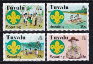 Tuvalu stamps #633 - 636, MNH, complete set, CV $12.00