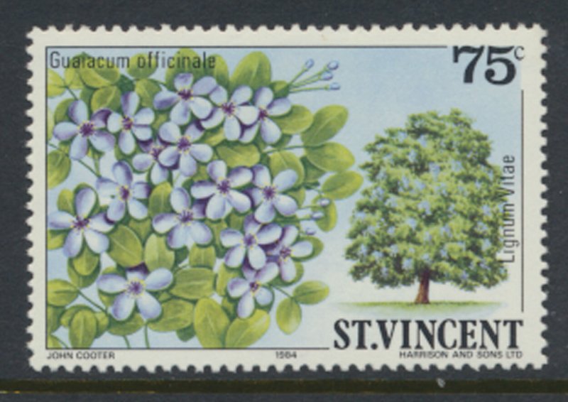 St. Vincent  SC# 727  MNH Flowering Trees 1984 see detail & scan