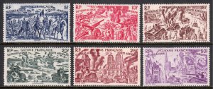 French Guiana - Scott #C12-C17 - MNH - See description - SCV $12