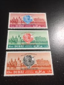 Dubai sc 34,36,38 MNH