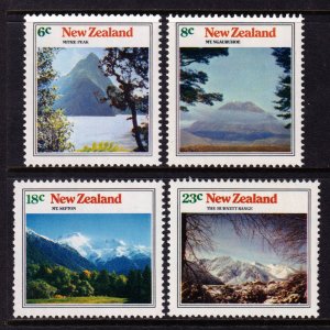 New Zealand 1973 Mountains Complete Mint MNH Set SC 528-531