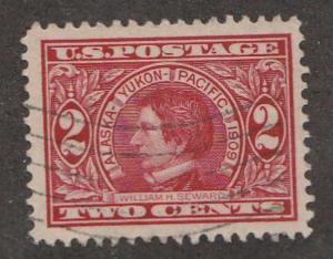 U.S. Scott #370 Alaska Seward Stamp - Used Single