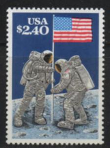 US Sc 2419 1989 $2.40  20th Anniversary Moon Landing stamp mint NH