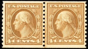 US Stamps # 495 MNH XF Fresh Line Pair Scott Value $160.00