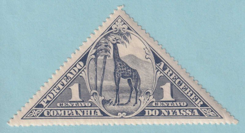 NYASSA J2 POSTAGE DUE  MINT HINGED OG * NO FAULTS VERY FINE! - LWH