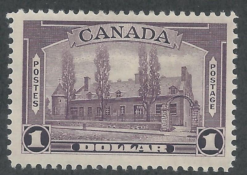 CANADA 1937 PICTORIAL $1 TOP VALUE