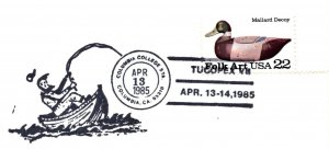 US SPECIAL POSTMARK EVENT COVER TUCOPEX VII SHOW AT COLUMBIA CALIFORNIA 1985 - C