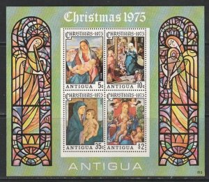 1975 Antigua - Sc 401a - MH VF - 1 SS - Christmas