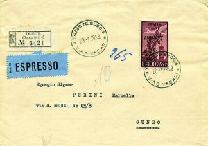 Trieste At Lire 1.000 Capitol isolated on the cover