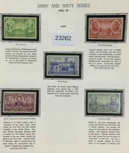 US STAMPS COLLECTIONS 1936-1937  UNUSED LOT #23262