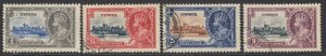 SG 144-147 Cyprus 1935 Silver Jubilee, Set Very fine used CAT £35