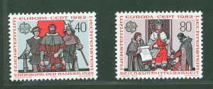 Liechtenstein #733-734 Mint (NH) Single (Complete Set) (Europa)