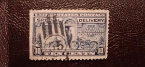 US Scott E12a; 10c Special Delivery from 1922; used; F/VF centering