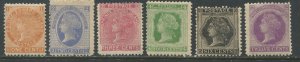 Prince Edward Island QV 1872 set mint o.g. hinged