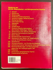 Michel Bildpostkarten  und Motivganzasachen 2002 Katalog Deutschland