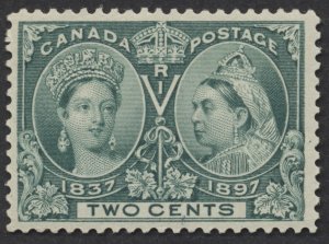 Canada #52 2c Victoria Jubilee Mint OG VF Centered Hinged