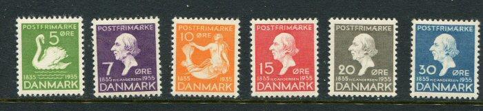 Denmark #246-51 Mint