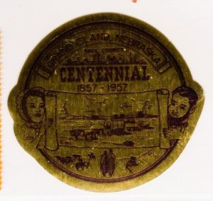 USA Cinderella Stamp - Grand Island Nebraska Centenary 1957- MNH