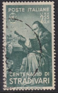 Sc# 395 Italy 1937 Antonio Stradivarius 2.55L + 2L used issue CV $260.00