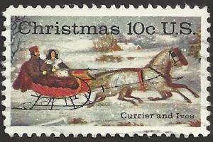 # 1551 USED CHRISTMAS CURRIER AND IVES