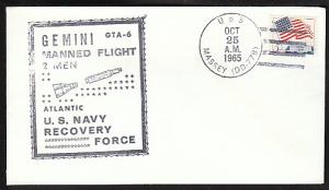 Gemini 6 Cancelled Oct 25,1965 U.S.S. Massey Cover