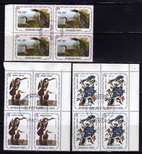 Haiti NSL Blocks of 4 U Birds (T)