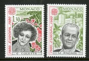 MONACO 1227-1228 MNH SCV $2.50 BIN $1.25 EUROPA