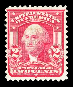 Scott 319 2c Washington Shield Issue Mint F-VF OG LH