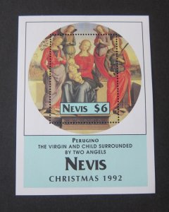 Nevis 1992 Sc 758-9 Christmas Religion set MNH