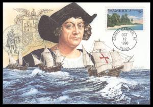 #C127 Caribbean Coast Maxi FDC