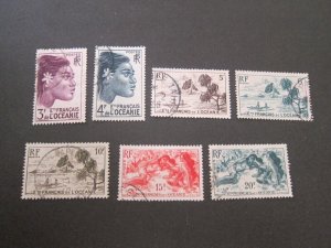 French Polynesia 1948 Sc 171-7 FU