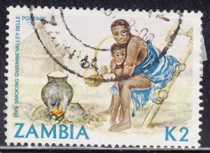 Zambia 253 USED 1981 Woman Smoking Pipe