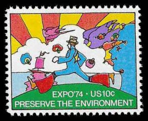 PCBstamps   US #1527 10c Expo 74, MNH, (25)