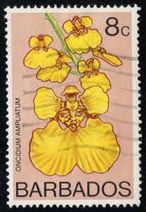 Barbados #401 Orchids; Used (0.90)