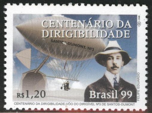 Brazil Scott 2716 MH* 1999 Airship