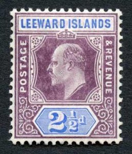 Leeward Is SG32 2 1/2d Wmk Mult Crown M/M Cat 80 pounds