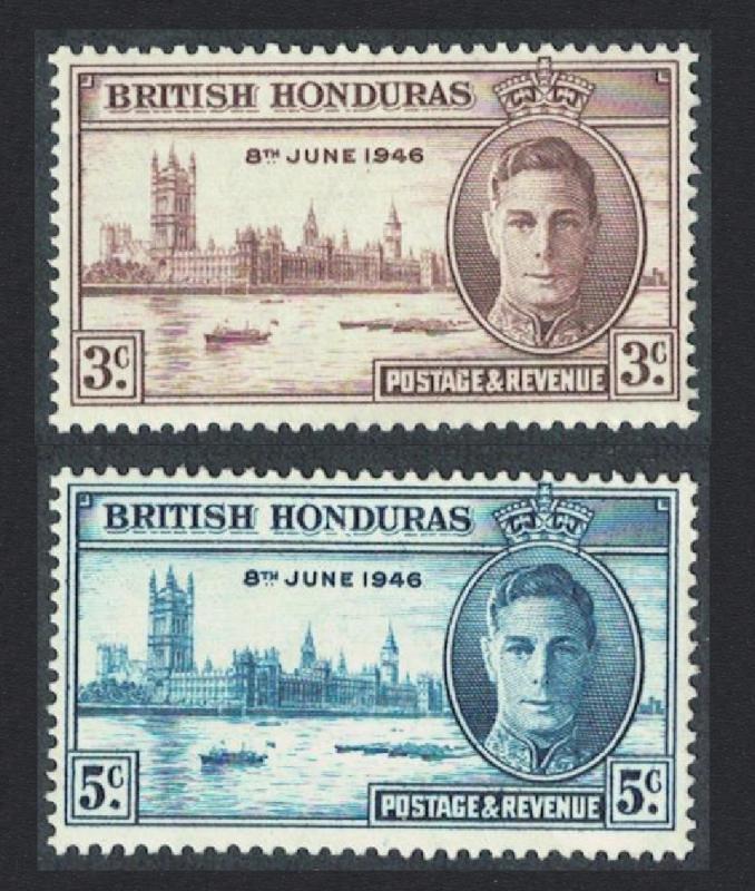 Br. Honduras World War II Victory 2v SG#162-163