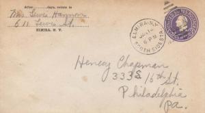 United States York South Side Sta. Elmira 1936 numeral duplex  Postal Station...