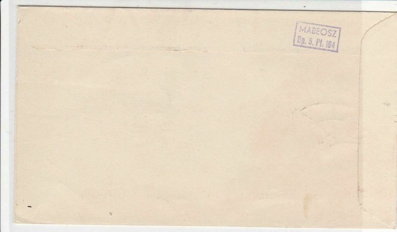 Hungary 1967 FDC Budapest Cancel Venusz Pic Registered Space Stamps Cover 22776