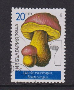 Bulgaria   #3233  cancelled  1987  mushrooms  20s