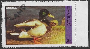 Staffa 1974 Ducks. Mallard. cancelled.