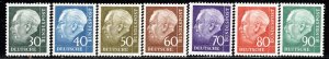 Germany Bund Scott # 755 - 761, mint nh