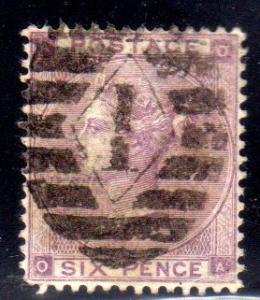 Great Britain  39d  U,  pl.4 (hair lines)   -   cv$210.00