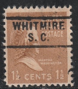 Precancel - Whitmire, SC - PSS 729